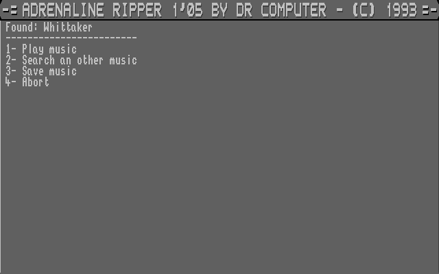 Adrenaline Ripper atari screenshot